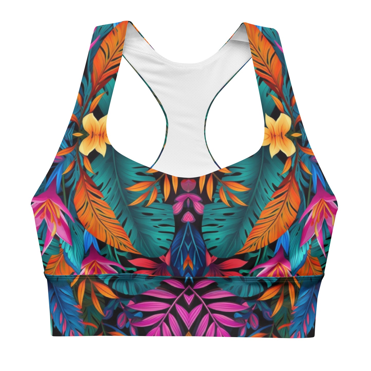 Terra Flora - Jardín del Éxtasis Longline Sports bra
