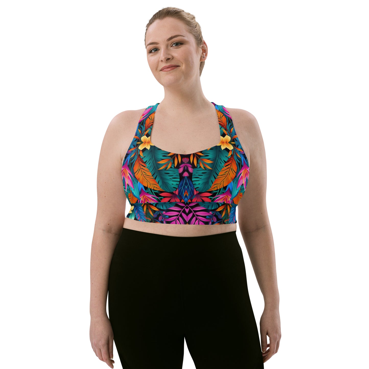 Terra Flora - Jardín del Éxtasis Longline Sports bra