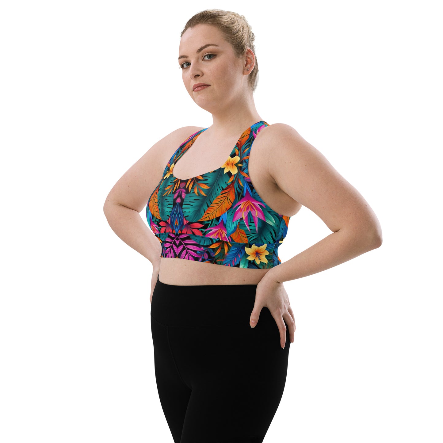 Terra Flora - Jardín del Éxtasis Longline Sports bra