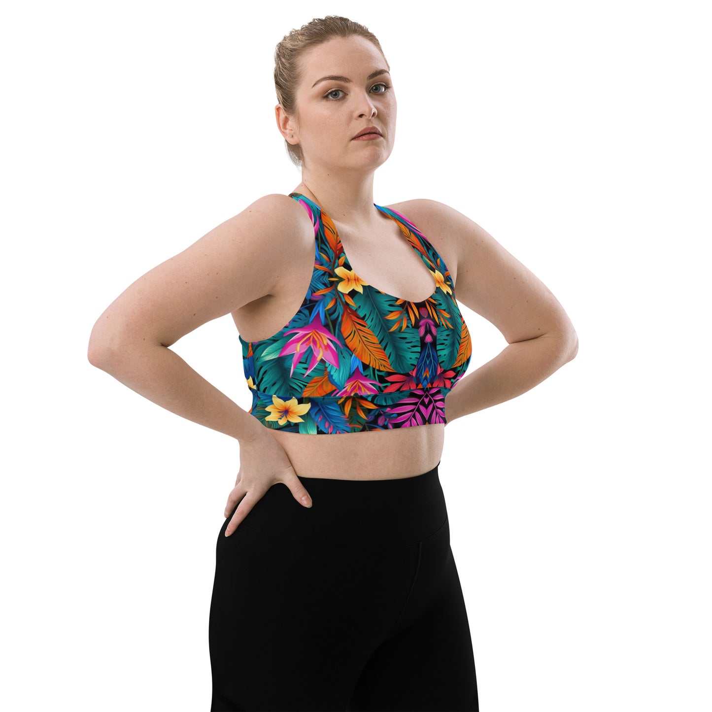 Terra Flora - Jardín del Éxtasis Longline Sports bra