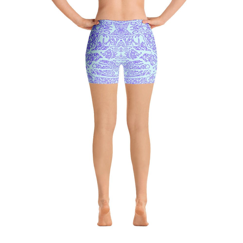 Neso Blue Coral - Performance Shorts