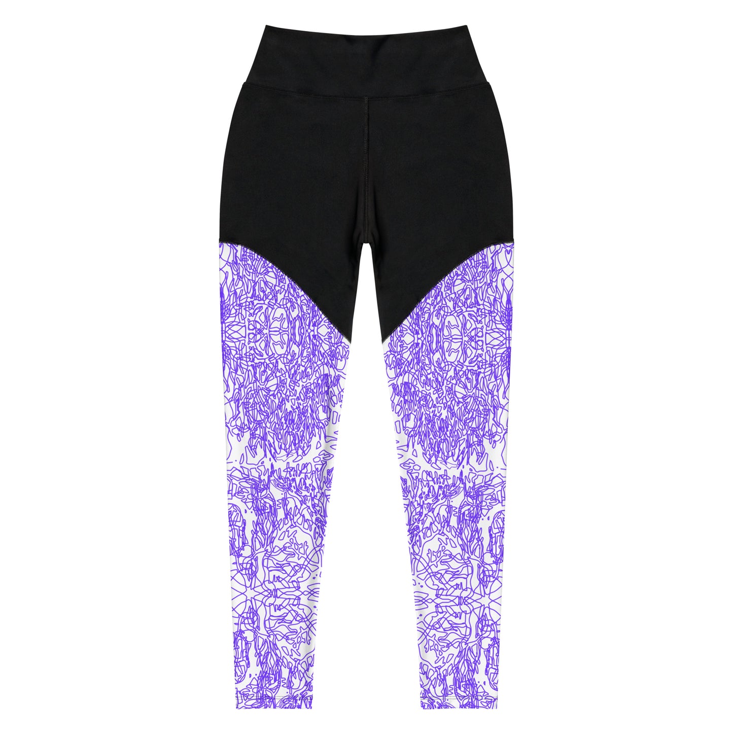 Neso Blue Coral - Compression Leggings