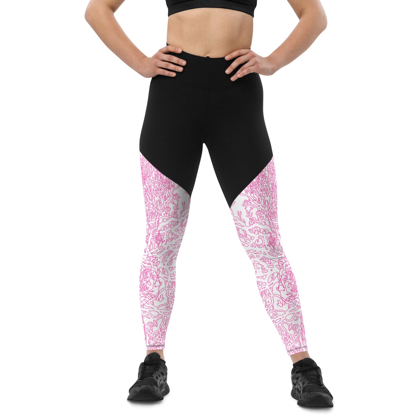 Neso Pink Coral - Compression Leggings
