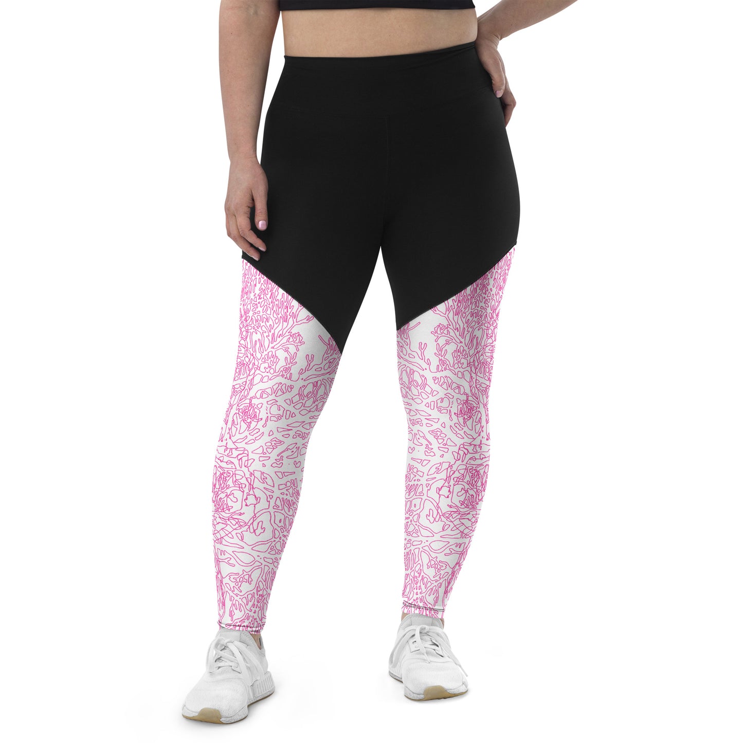 Neso Pink Coral - Compression Leggings