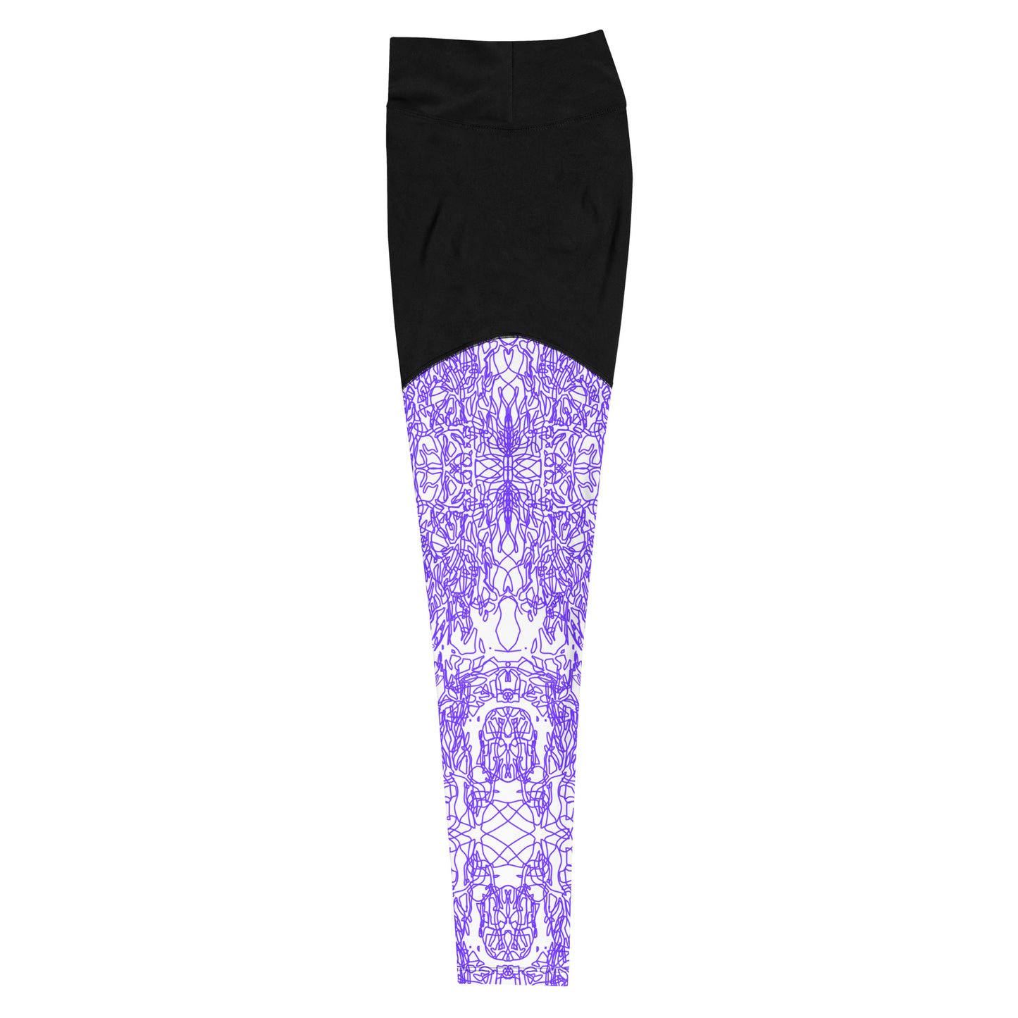 Neso Blue Coral - Compression Leggings