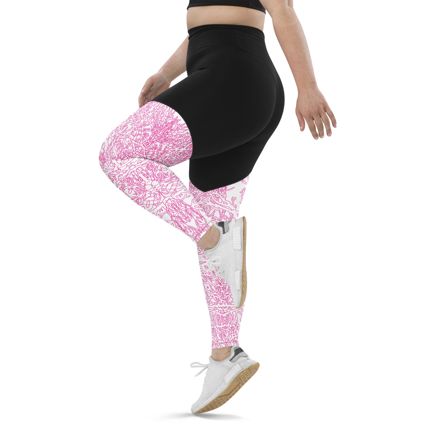 Neso Pink Coral - Compression Leggings