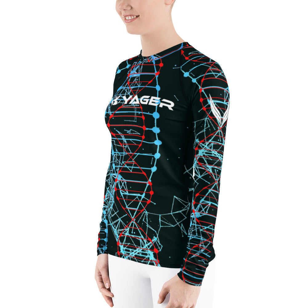 Voyager Genotype II Long Sleeve Performance - ทรงเข้ารูปเป็นพิเศษ - Rash Guard