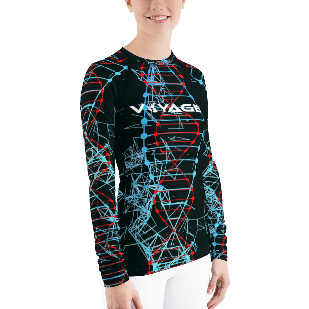 Voyager Genotype II Long Sleeve Performance - ทรงเข้ารูปเป็นพิเศษ - Rash Guard