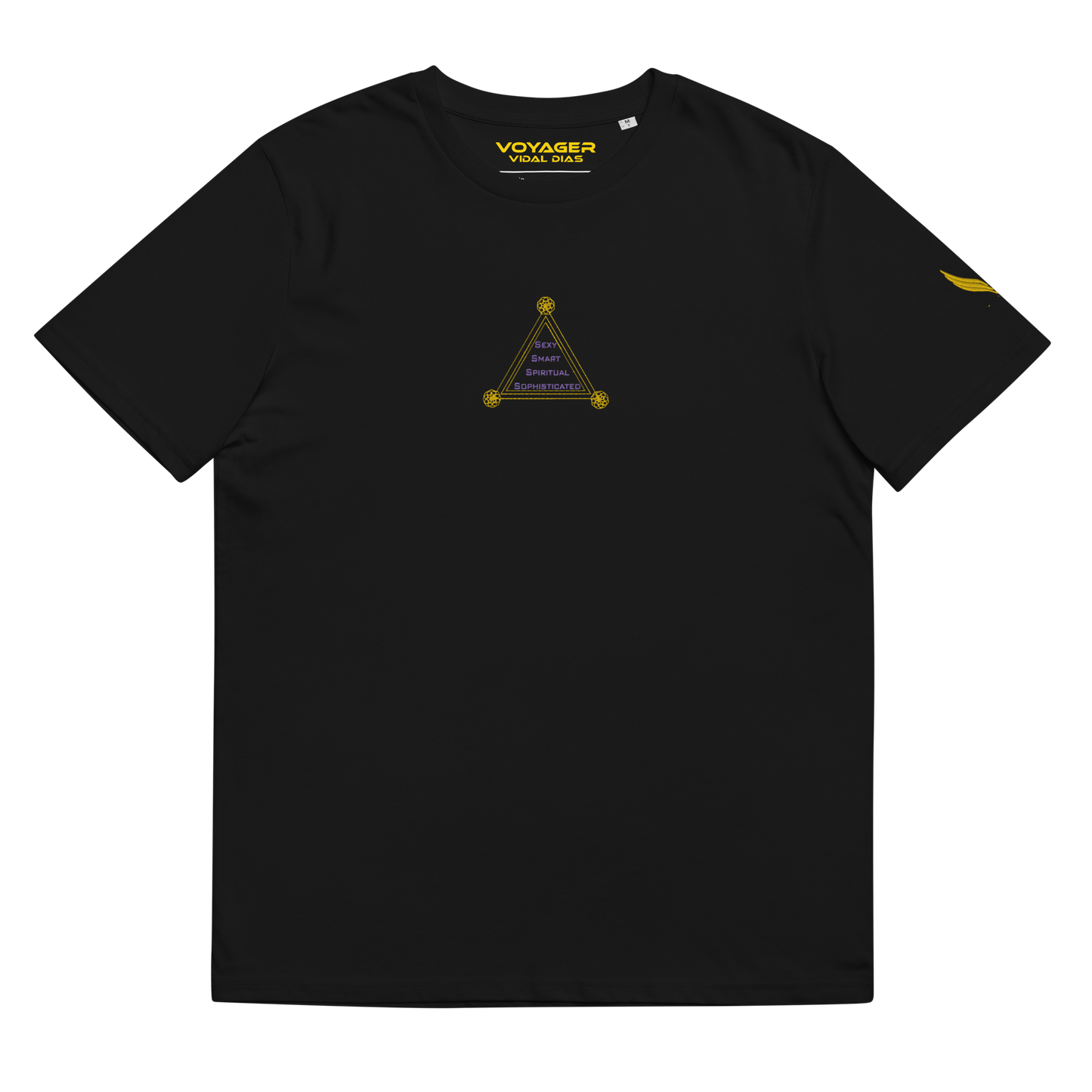I Am - Embroidered organic cotton t-shirt