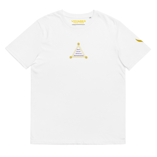 I Am - Embroidered organic cotton t-shirt