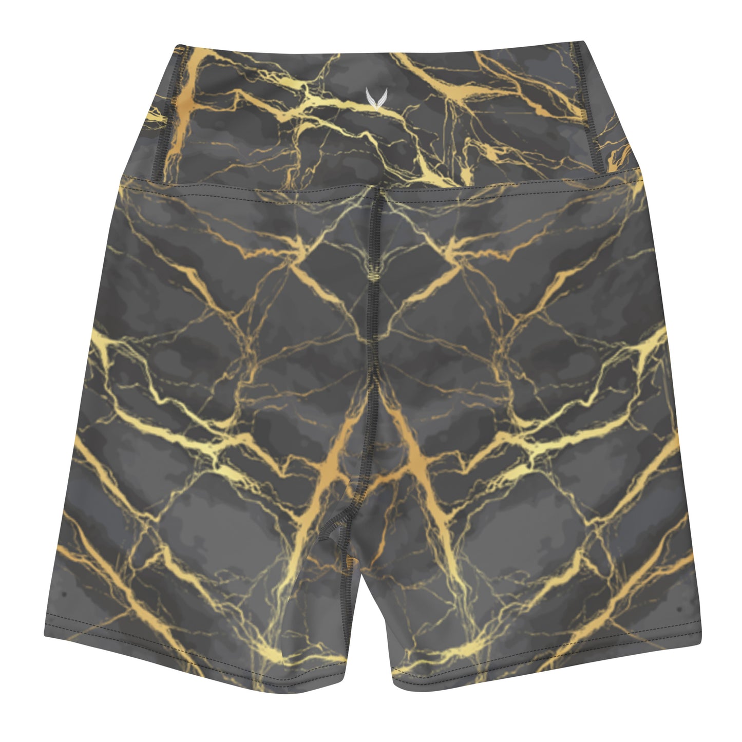 Gold Vein High-Waisted Shorts