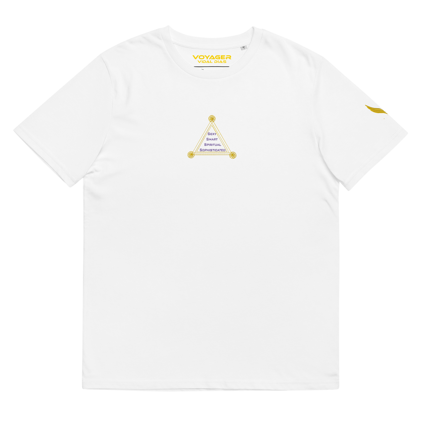 I Am - Embroidered organic cotton t-shirt